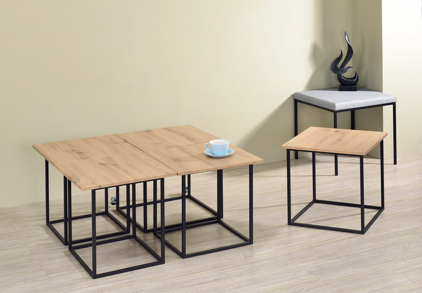 6 In 1 End Table Set